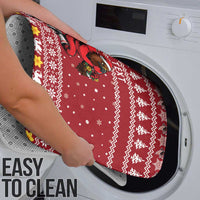 Personalized Radnorshire Wales Christmas Bathroom Set Red-Tailed Hawk Rugby - Wonder Print Shop