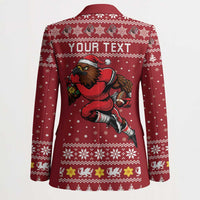 Personalized Radnorshire Wales Christmas Blazer Red-Tailed Hawk Rugby - Wonder Print Shop