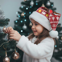Personalized Radnorshire Wales Christmas Santa Hat Red-Tailed Hawk Rugby - Wonder Print Shop
