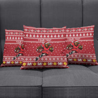 Personalized Radnorshire Wales Christmas Pillow Cover Red-Tailed Hawk Rugby - Wonder Print Shop