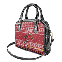 Personalized Radnorshire Wales Christmas Shoulder Handbag Red-Tailed Hawk Rugby - Wonder Print Shop