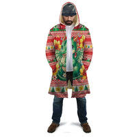 Wales Christmas Cloak Cute Green Welsh Dragon and Daffodils - Wonder Print Shop