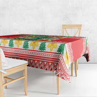 Wales Christmas Tablecloth Cute Green Welsh Dragon and Daffodils - Wonder Print Shop