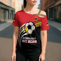 Custom Germany Football Cross Shoulder Shirt Deutschland World Champion 2026 - Wonder Print Shop