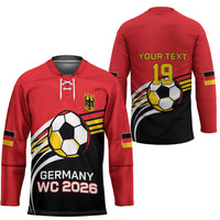 Custom Germany Football Hockey Jersey Deutschland World Champion 2026 - Wonder Print Shop