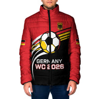 Custom Germany Football Padded Jacket Deutschland World Champion 2026 - Wonder Print Shop