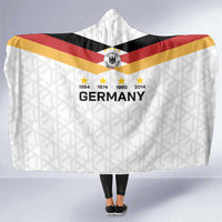 World Football 2026 Germany Hooded Blanket Deutschland 4-Time Champions - Wonder Print Shop