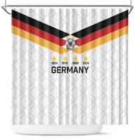 World Football 2026 Germany Shower Curtain Deutschland 4-Time Champions - Wonder Print Shop