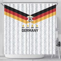World Football 2026 Germany Shower Curtain Deutschland 4-Time Champions - Wonder Print Shop