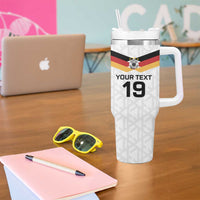 Custom World Football 2026 Germany Tumbler With Handle Deutschland 4-Time Champions - Wonder Print Shop