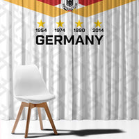 World Football 2026 Germany Window Curtain Deutschland 4-Time Champions - Wonder Print Shop