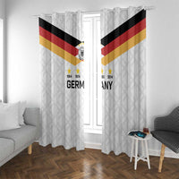 World Football 2026 Germany Window Curtain Deutschland 4-Time Champions - Wonder Print Shop