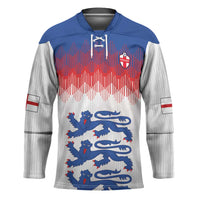 Custom World Football 2026 England Hockey Jersey Three Lions Pride Style - Wonder Print Shop