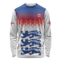 Custom World Football 2026 England Long Sleeve Shirt Three Lions Pride Style - Wonder Print Shop