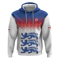 Custom World Football 2026 England Zip Hoodie Three Lions Pride Style - Wonder Print Shop