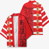 Polish-Lithuanian Commonwealth Kimono White Eagle Vytis Dual Heraldic