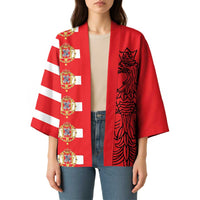 Polish-Lithuanian Commonwealth Kimono White Eagle Vytis Dual Heraldic