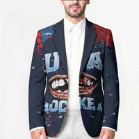 USA Ice Hockey 2026 Champions Custom Blazer Legend Golden Toothless