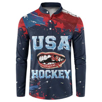 USA Ice Hockey 2026 Champions Custom Button Sweatshirt Legend Golden Toothless