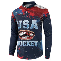 USA Ice Hockey 2026 Champions Custom Button Sweatshirt Legend Golden Toothless