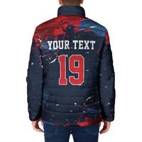 USA Ice Hockey 2026 Champions Custom Padded Jacket Legend Golden Toothless