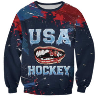 USA Ice Hockey 2026 Champions Custom Sweatshirt Legend Golden Toothless