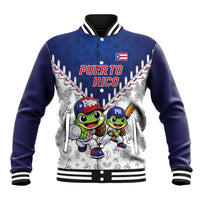 Puerto Rico Baseball Custom Baseball Jacket Boricua Coquí Baseball Mascot