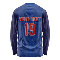 Puerto Rico Baseball Custom Long Sleeve Shirt Boricua Coquí Baseball Mascot