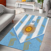 World Football 2026 Argentina Area Rug La Albiceleste Pride Sun of May
