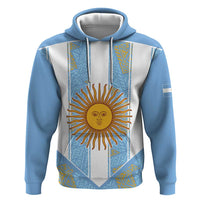 Custom World Football 2026 Argentina Hoodie La Albiceleste Pride Sun of May