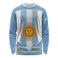 Custom World Football 2026 Argentina Long Sleeve Shirt La Albiceleste Pride Sun of May