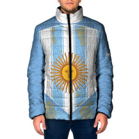 Custom World Football 2026 Argentina Padded Jacket La Albiceleste Pride Sun of May