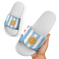 World Football 2026 Argentina Slide Sandals La Albiceleste Pride Sun of May