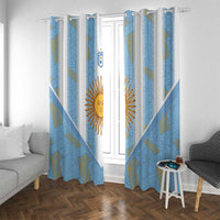World Football 2026 Argentina Window Curtain La Albiceleste Pride Sun of May