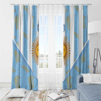 World Football 2026 Argentina Window Curtain La Albiceleste Pride Sun of May