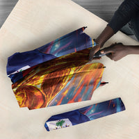 Personalized World Football 2026 Afro Haiti Umbrella Les Grenadiers Trophy Flag Art