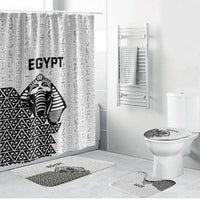 World Football 2026 Egypt Bathroom Set Pharaohs Hieroglyphs Pride White Version