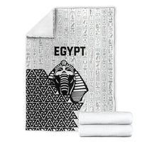 World Football 2026 Egypt Blanket Pharaohs Hieroglyphs Pride White Version