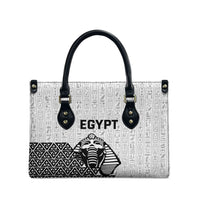 World Football 2026 Egypt Leather Bag Pharaohs Hieroglyphs Pride White Version