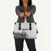 World Football 2026 Egypt Leather Bag Pharaohs Hieroglyphs Pride White Version