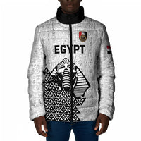 Custom World Football 2026 Egypt Padded Jacket Pharaohs Hieroglyphs Pride White Version