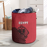 World Football 2026 Egypt Laundry Basket Pharaohs Hieroglyphs Pride Red Version