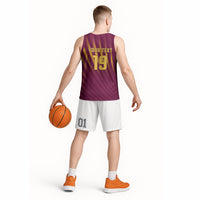 Custom West Indies Cricket Basketball Jersey Palm Tree Sunburst Glory