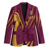 Custom West Indies Cricket Blazer Palm Tree Sunburst Glory