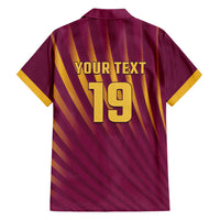 Custom West Indies Cricket Hawaiian Shirt Palm Tree Sunburst Glory