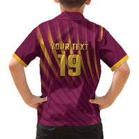 Custom West Indies Cricket Hawaiian Shirt Palm Tree Sunburst Glory