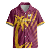 Custom West Indies Cricket Kid Hawaiian Shirt Palm Tree Sunburst Glory