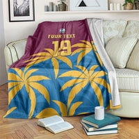 Custom West Indies Cricket Blanket The Maroons Calypso Heritage