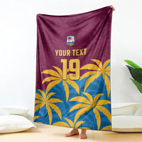Custom West Indies Cricket Blanket The Maroons Calypso Heritage