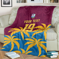 Custom West Indies Cricket Blanket The Maroons Calypso Heritage
